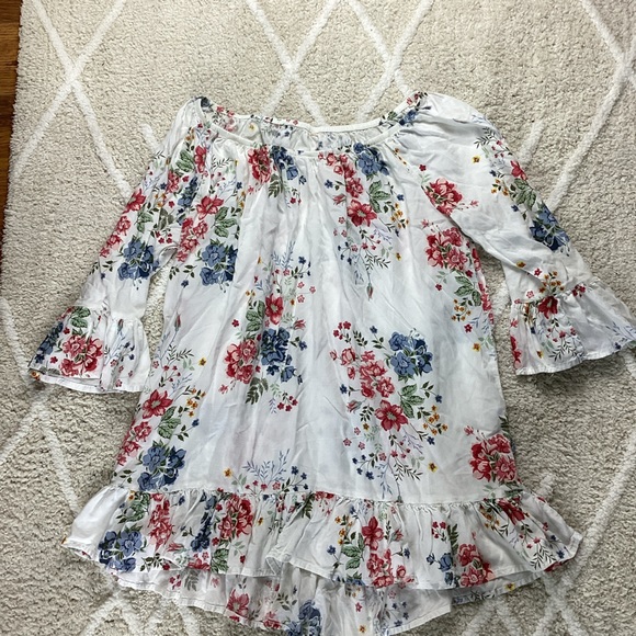 Tops - Babydoll Floral Top 0X